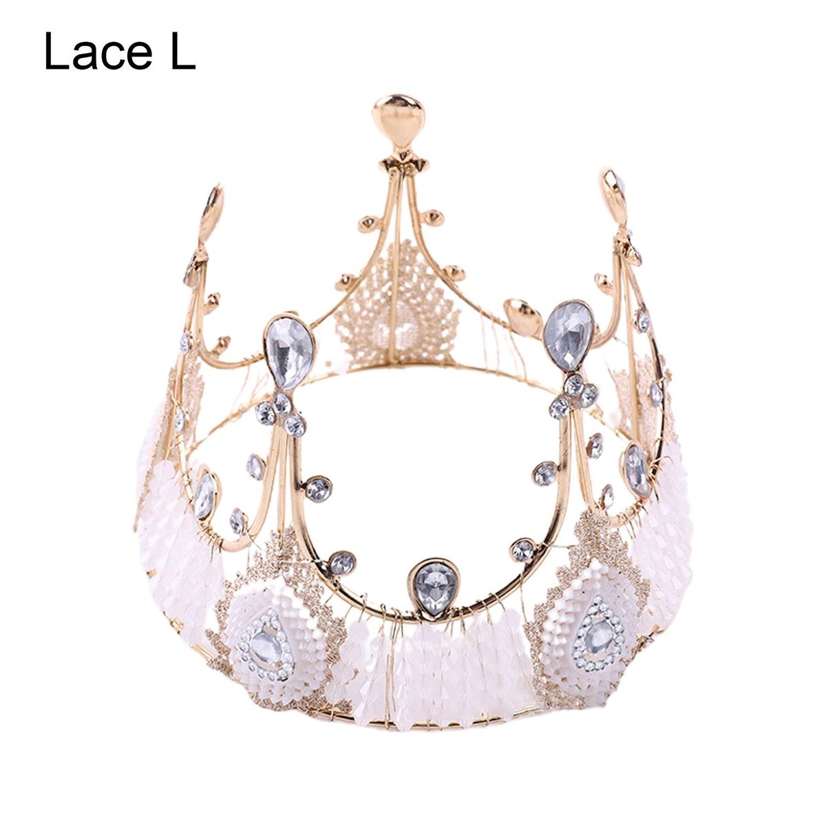 Crown Cake Topper Beautiful Decorative Fashion Birthday-Lace
