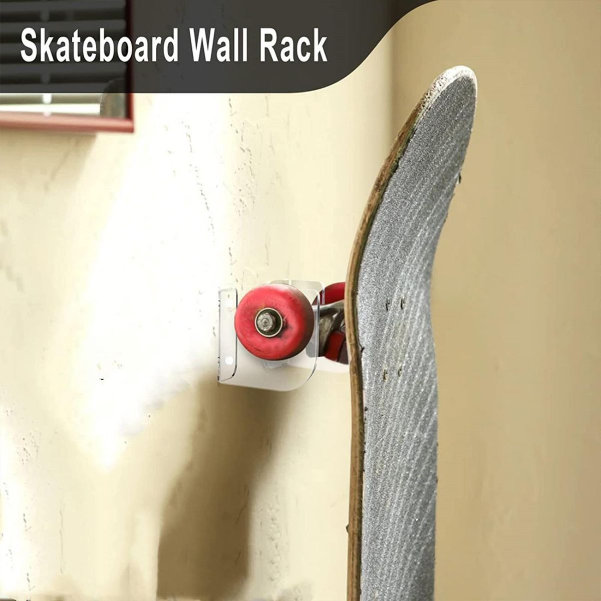 Skateboard Storage Rack Wall Mount  Skateboard Clear
