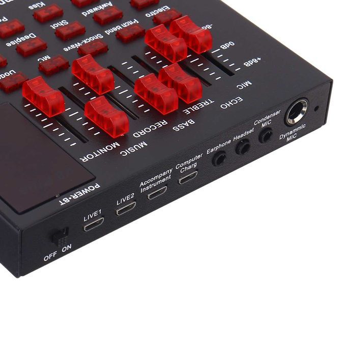 Webcast Singing Live Sound Card For Mobile Computer Karaoke