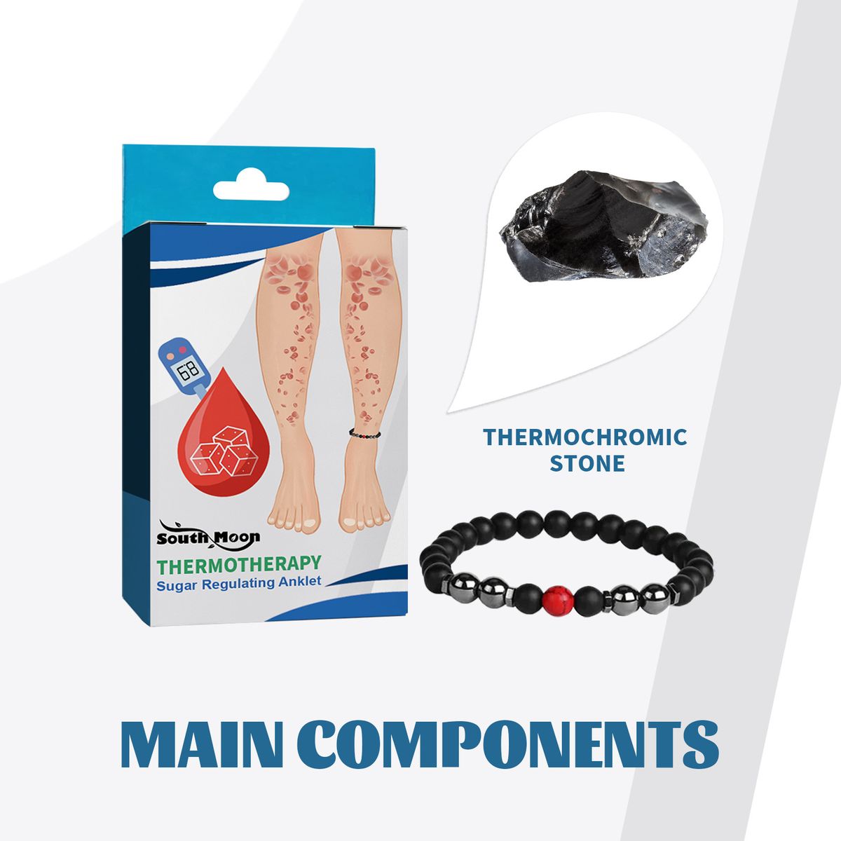 Thermotherapy Sugar Regulating Anklet Health Care