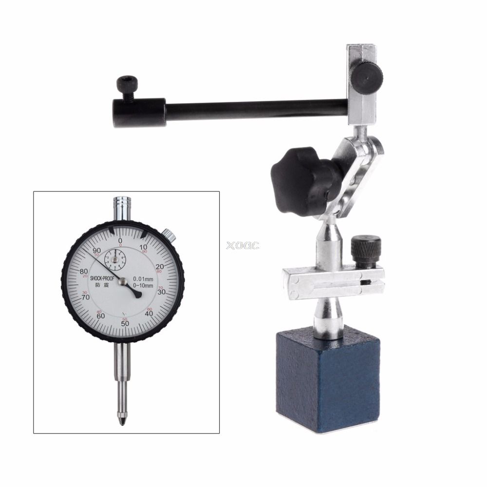 215mm Height Level Dial Test Gauge Indicator Rotary Magnetic Stand Base Holder Base Holder Stand A02 Dropshipping