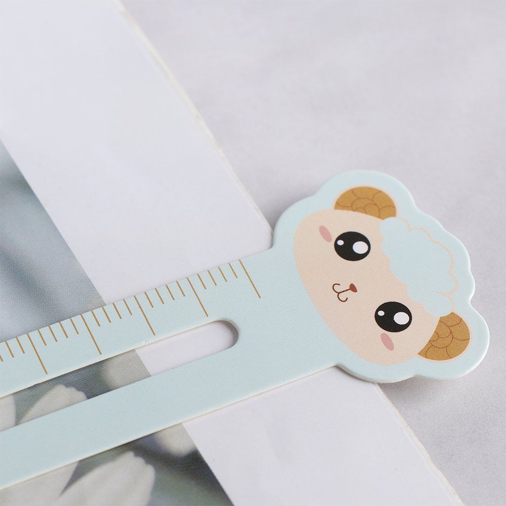 30 Pcs/box Cute Animal Bookmark Mini Paper Ruler Books Card