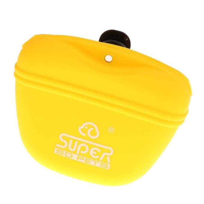 Dog Snack Bag Portable Dog Training Bag Carries Pet Toy And Yellow
