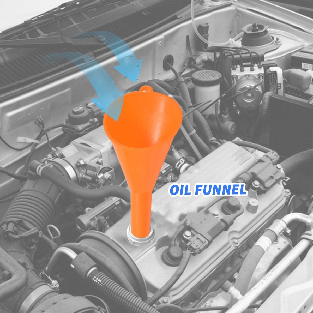 Drip-Free Oil Filter Funnel Set Oil Change Kit Repment for