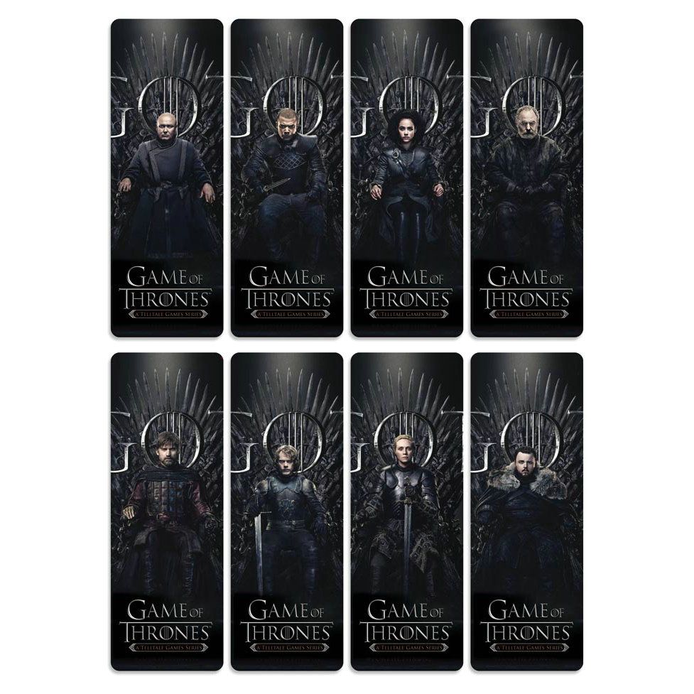 8pcs Game Of Thrones Bookmarks Waterproof Transpar