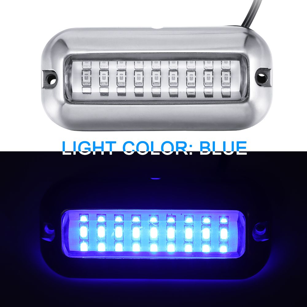 12V 27 LED Underwater Boat Transom Light Marine Stainless