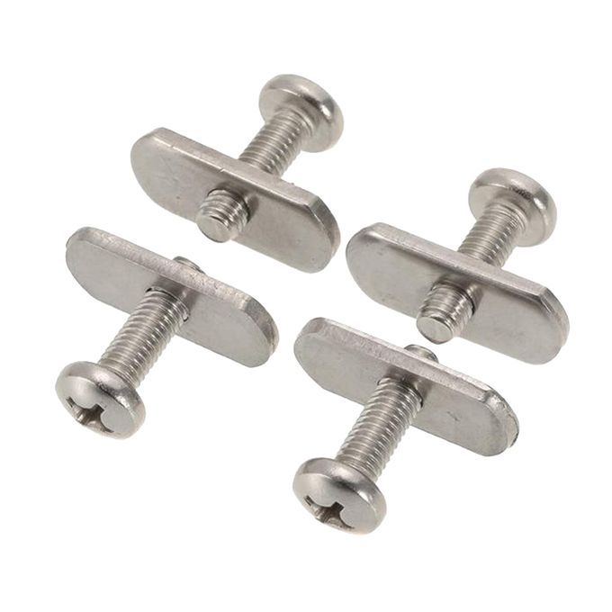 4Set Kayak Marine Boat Screws Track Nuts Stainless Steel Rail/Track