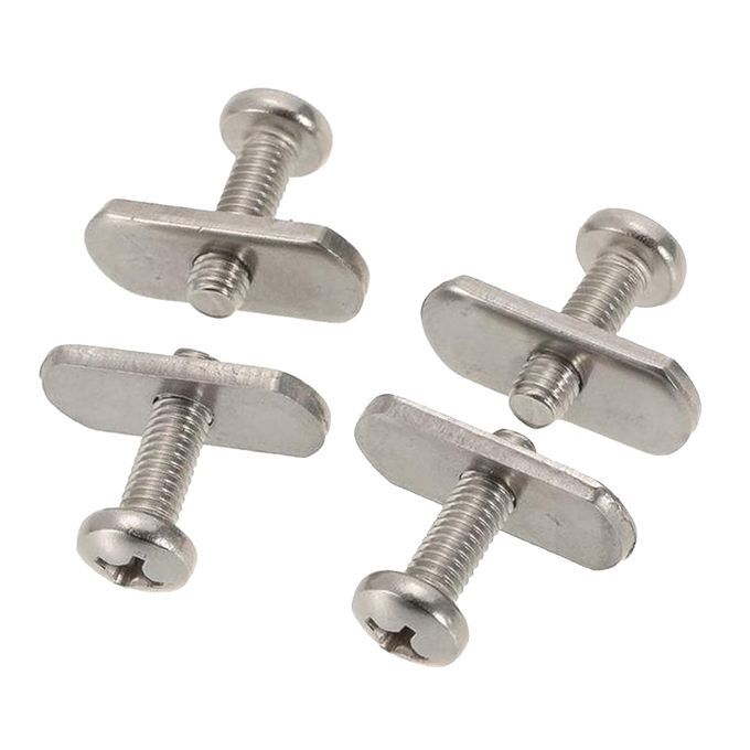 4Set Kayak Marine Boat Screws Track Nuts Stainless Steel Rail/Track