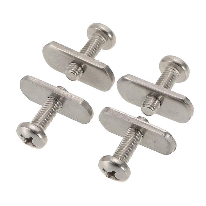 4Set Kayak Marine Boat Screws Track Nuts Stainless Steel Rail/Track