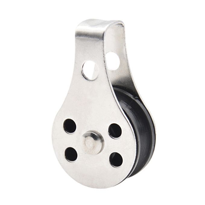 Pulley Blocks With Pad Eye Rope Runner For Kayak Canoe Anchor Trolley