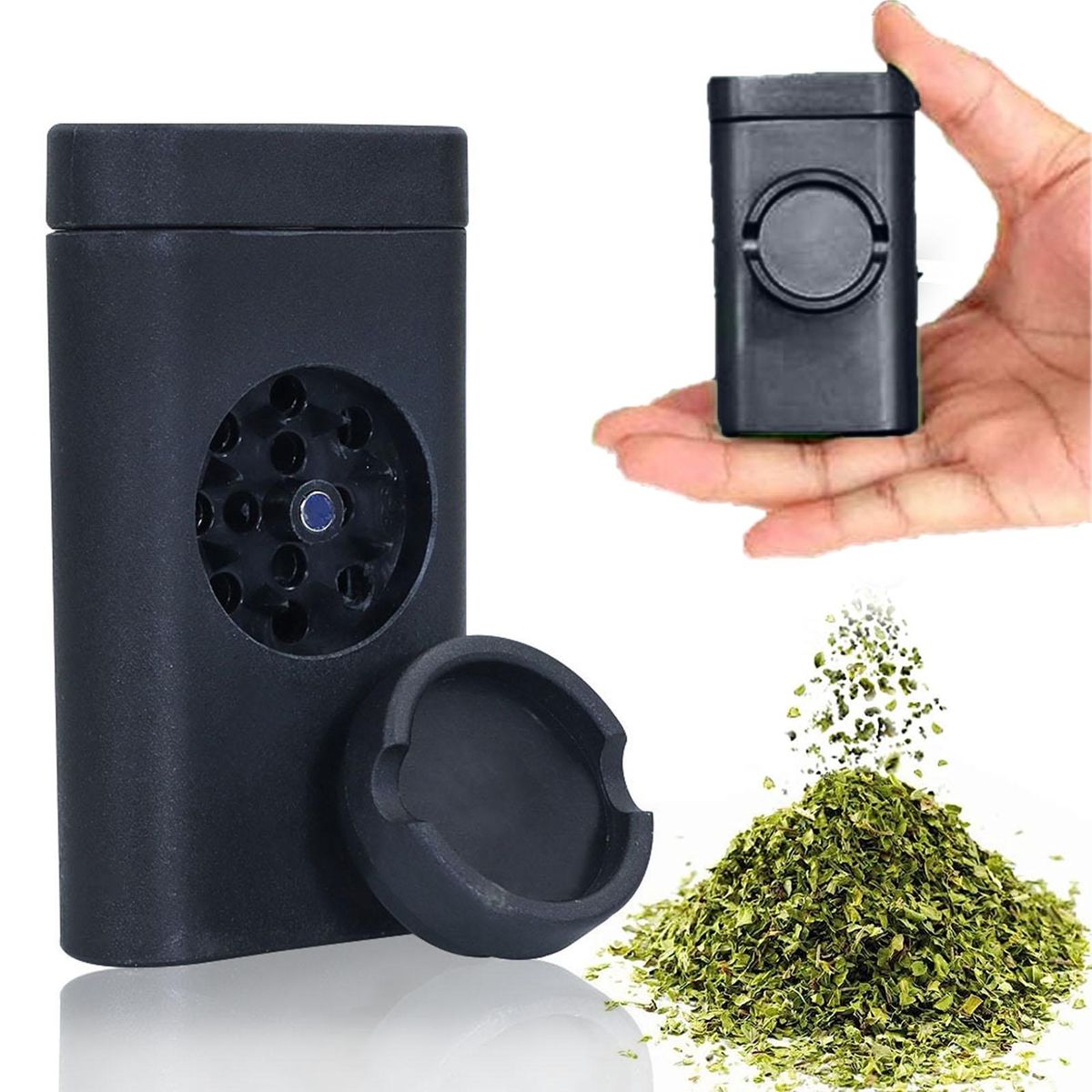 Lightweight Grinder Colorful Spice Dispenser with Sharp for Heavy Black