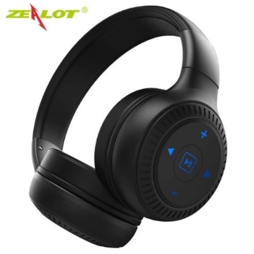 Zealot Super Bass Touch Control Wireless Bluetooth Headphone - Black