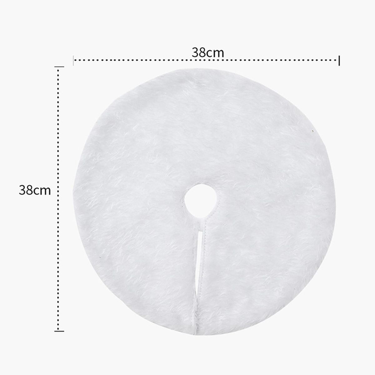 Xmas Tree Carpet Christmas Tree Bottom Ornament Pad White