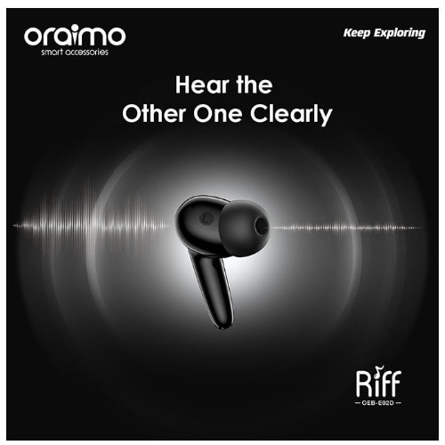 Riff Smaller For Comfort Tws True Wireless Earbuds OEB-E02D -Black