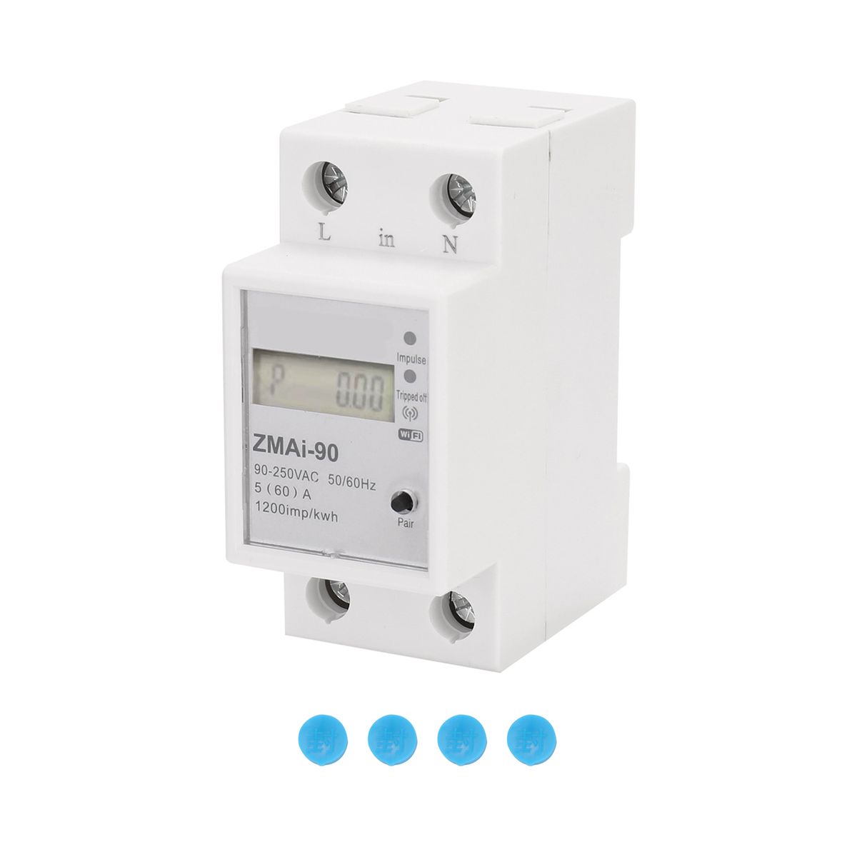 Single Phase Wifi Intelligent Energy Meter Consumption Kwh