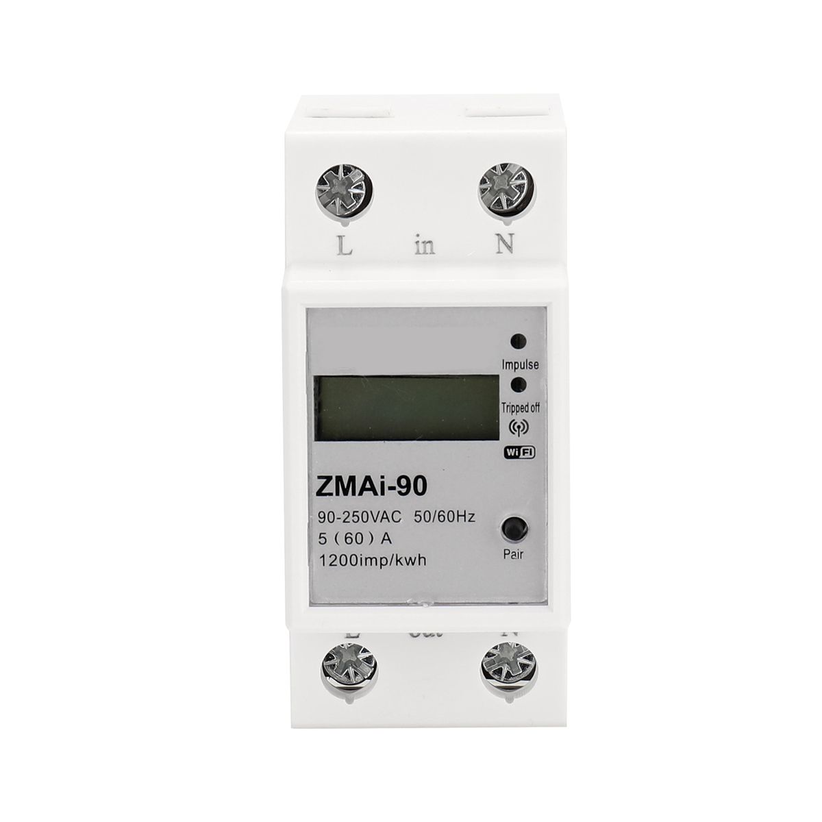Single Phase Wifi Intelligent Energy Meter Consumption Kwh