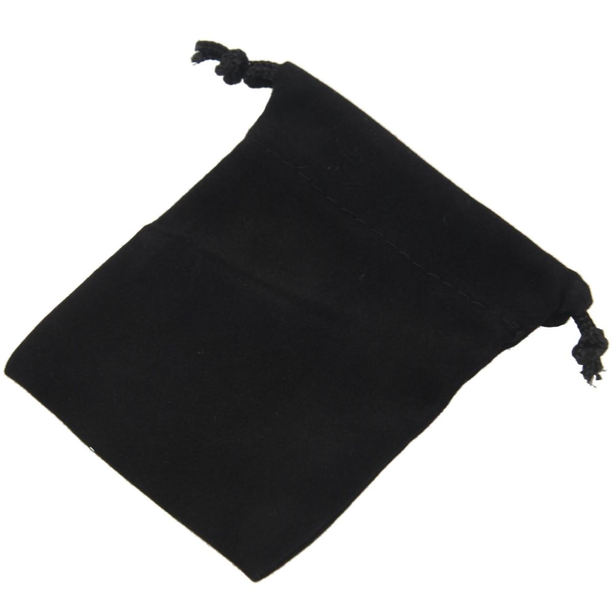 Velvet Drawstring Jewelry Pouches/Gift Bags/Pockets-Black
