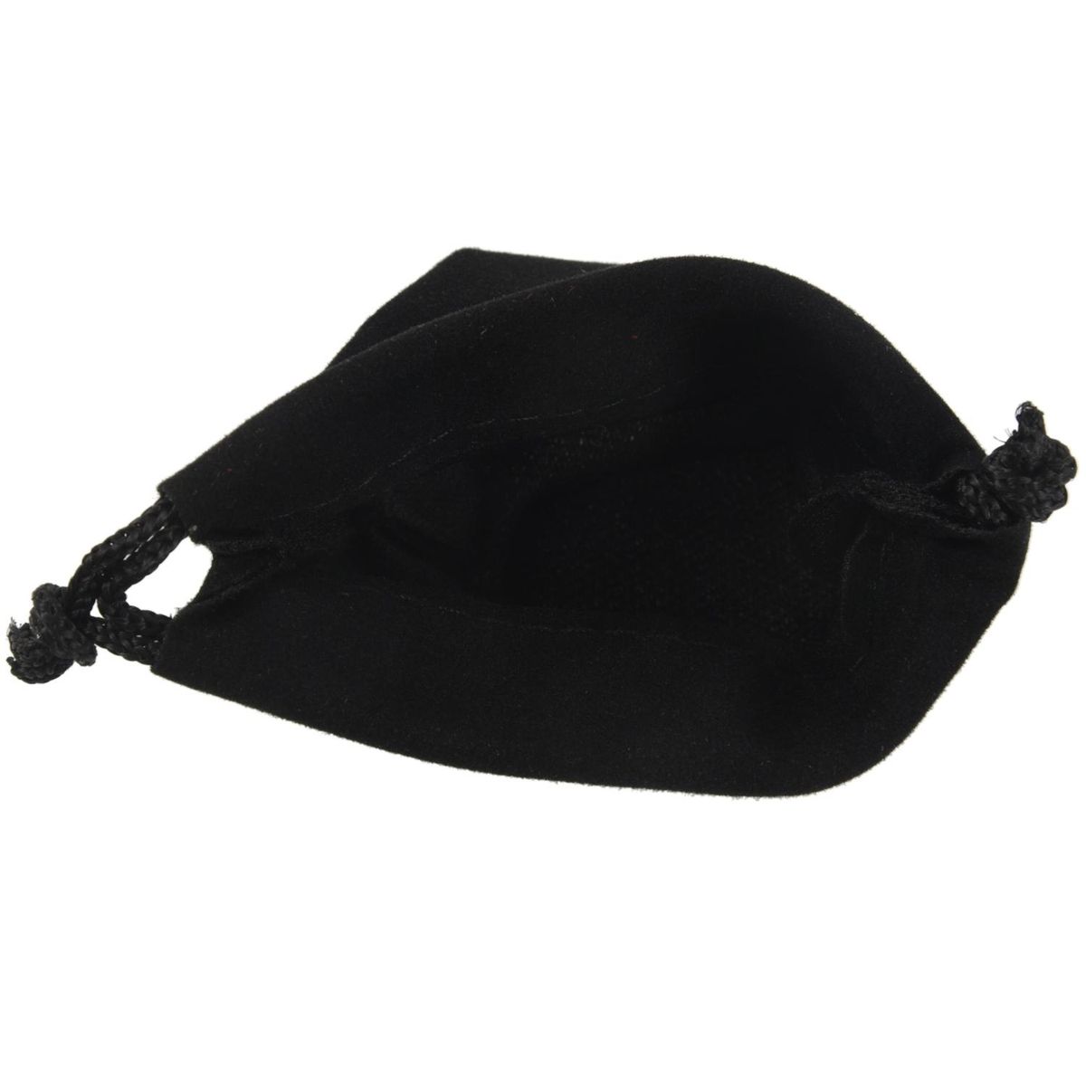 Velvet Drawstring Jewelry Pouches/Gift Bags/Pockets-Black