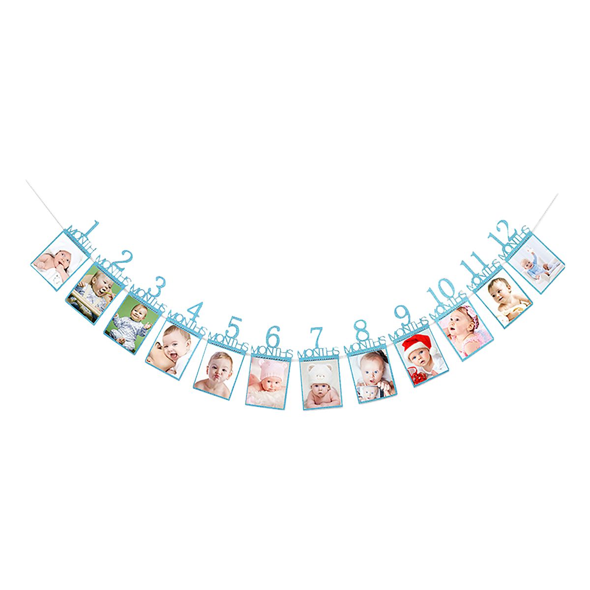 16.4ft Baby Photo Banner For Newborn 12 Month Growth Picture