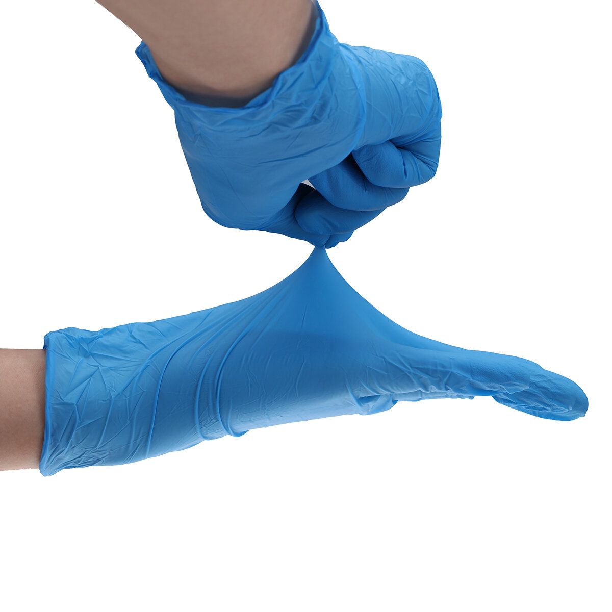 Hizek 100Pcs Disposable Nitrile Gloves Latex Free Working