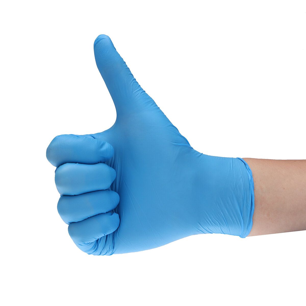Hizek 100Pcs Disposable Nitrile Gloves Latex Free Working