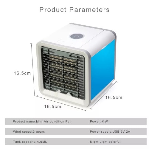 Arctic Portable Arctic Air Personal Space Cooler & Usb Mini Fan Mini Ac
