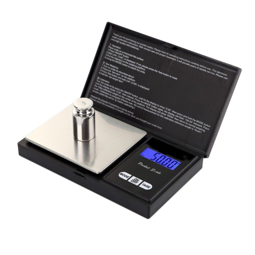 100g X 0.01g Mini Portable Jewelry Scale High Accuracy LED