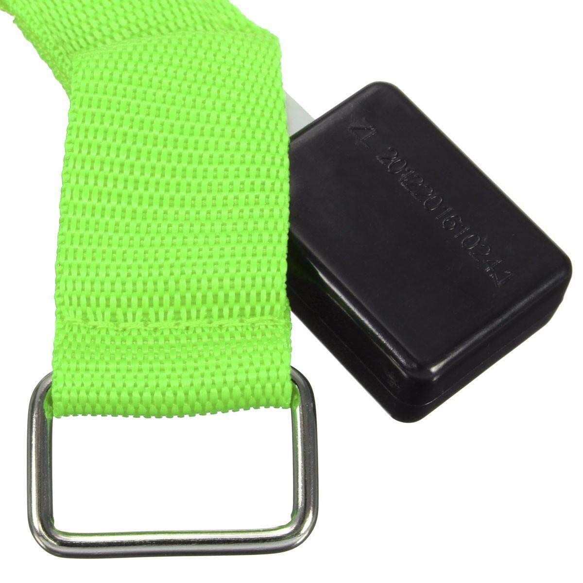Flashing LED Safety Night Reflective Belt Strap Arm Band Armband For Running New Green