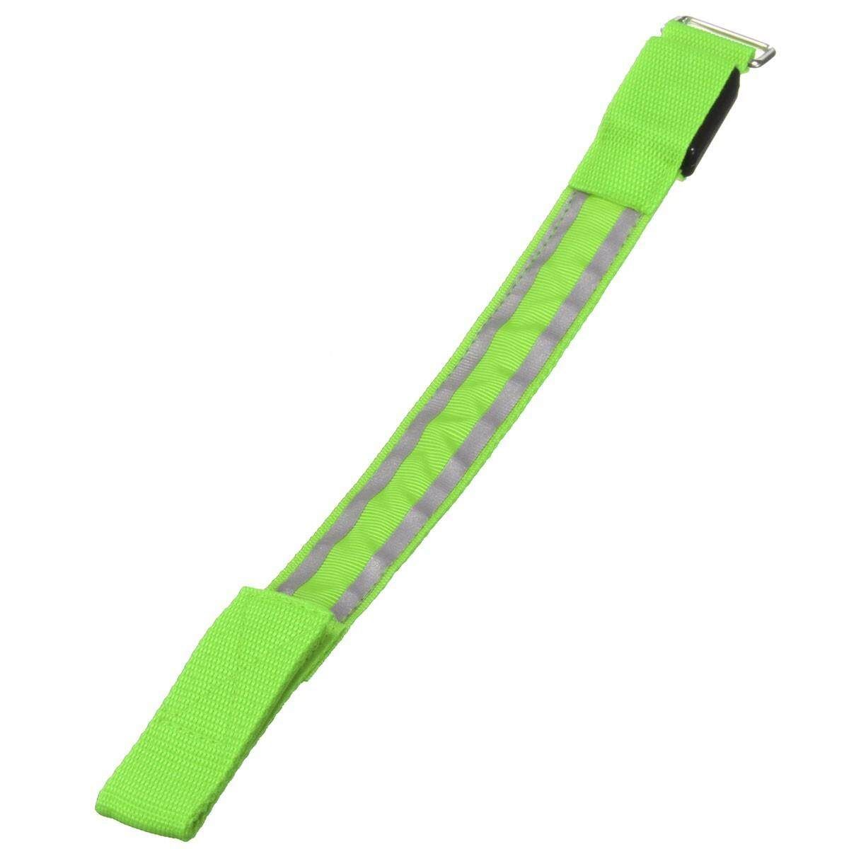 Flashing LED Safety Night Reflective Belt Strap Arm Band Armband For Running New Green