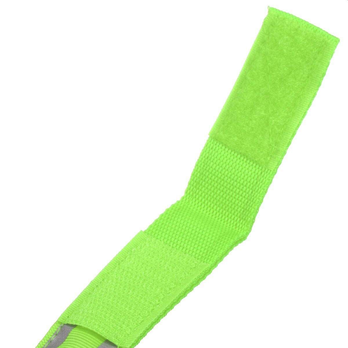 Flashing LED Safety Night Reflective Belt Strap Arm Band Armband For Running New Green