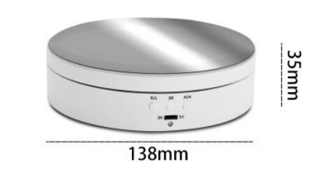 New Led Light 360 Degree Electric Rotating Turntable