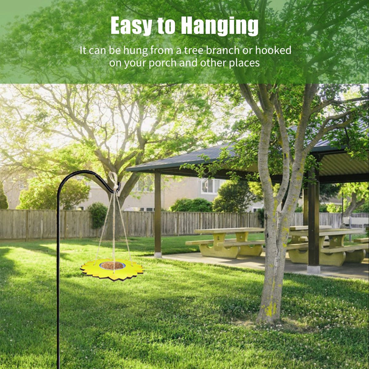 Hanging Bird Feeder Tray Stainless Steel Tray Wild Bird