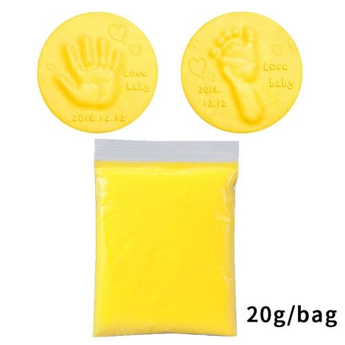 2022 Baby Care Air Drying Soft Clay Baby Handprint