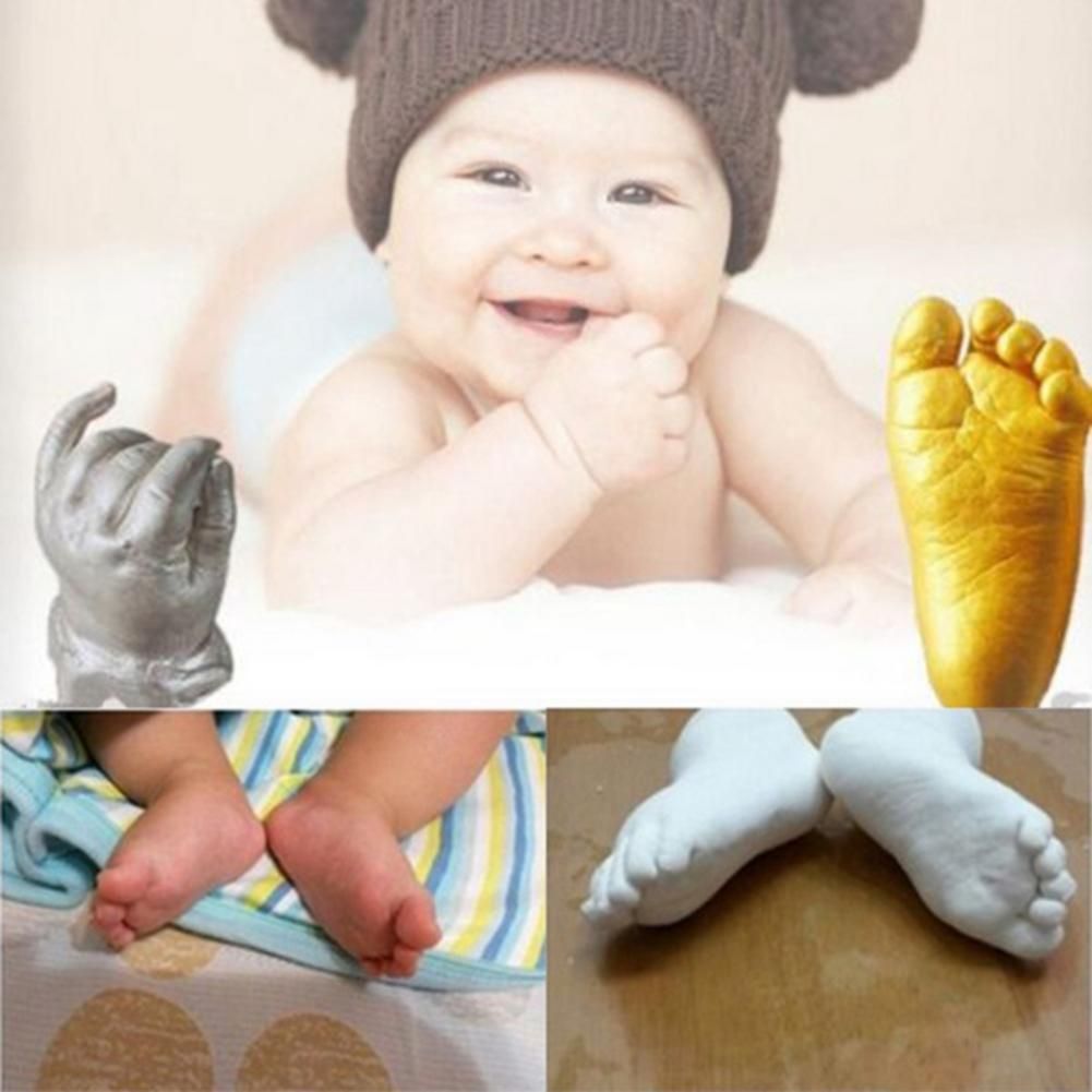 3D Hand & Foot Print Mold Plaster Casting Kit Handprint
