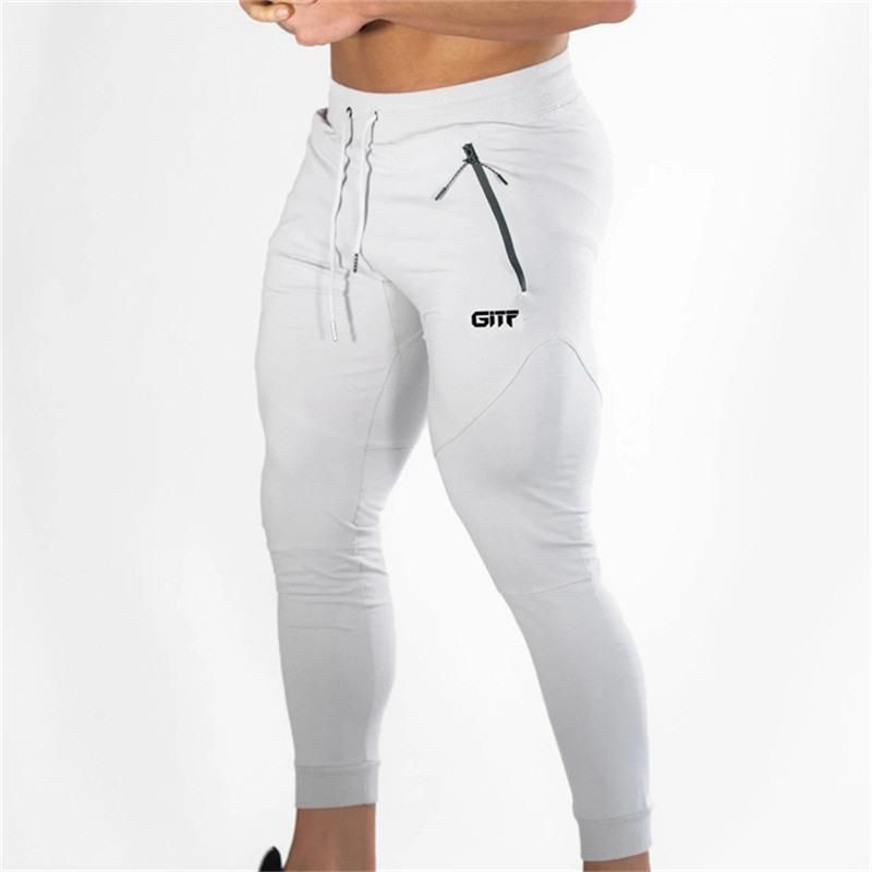 New Cotton Man Autumn Winter Pants Man Gyms Fitness Bodybuilding Training Pants Men Pants Casual Pitcher