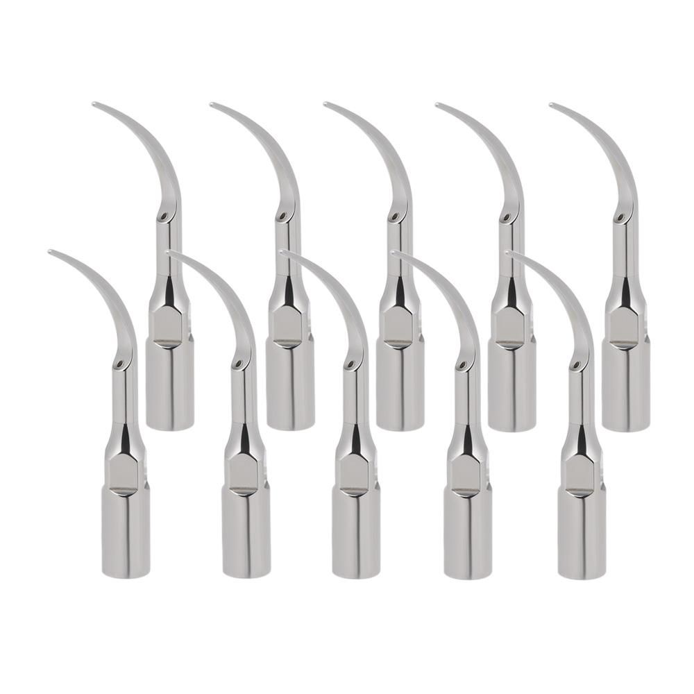 10 Pcs P1 Dental Ultrasonic Scaler Handpiece Scaling Tips Handpiece Fit for EMS Woodpecker