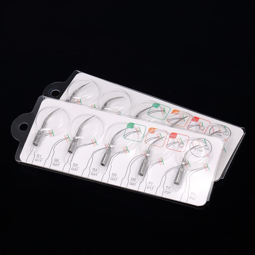 10 Pcs P1 Dental Ultrasonic Scaler Handpiece Scaling Tips Handpiece Fit for EMS Woodpecker