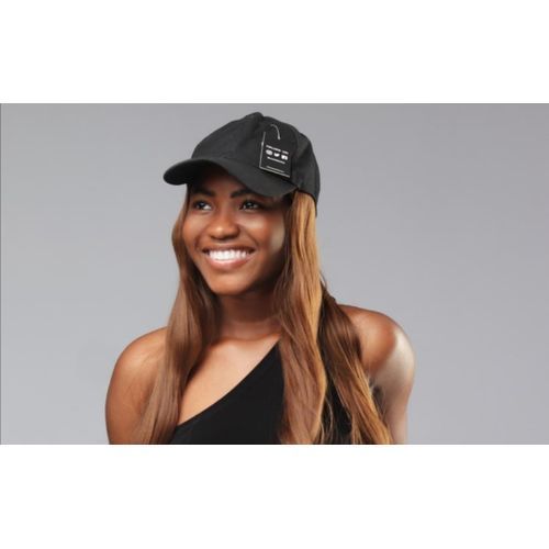 Baseball Cap Synthetic Natural Straight Hair Wigs - Honey Blonde.
