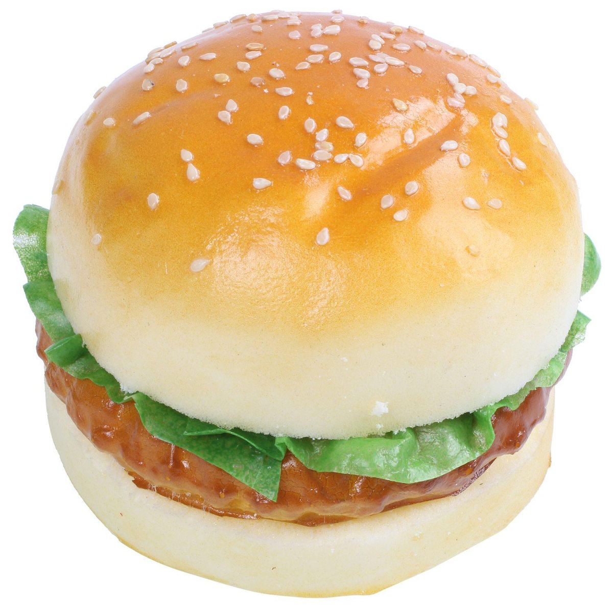 1pc Realistic Hamburger Lifelike Simulation Fake hamburger Bakery Display Kids Food Bread Toy Home Decoration Photography props Not inclue the Plate
