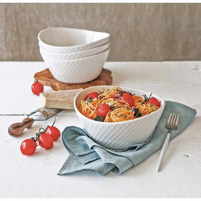 & Back 4-piece Porcelain Serving Bowl Set