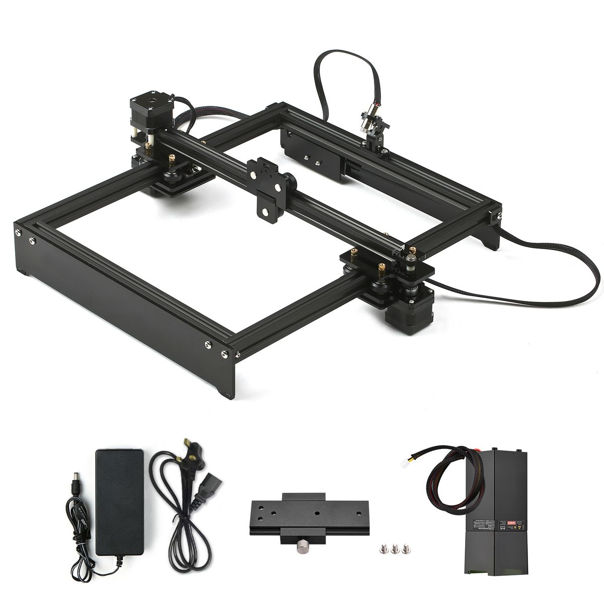 450nm 80W Laser Engraving Machine Fixed Focal Length Offline