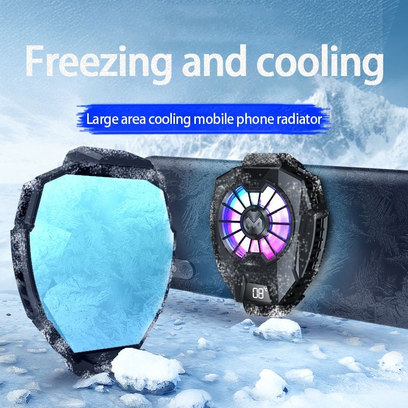 Universal Cool Heat Sink Mobile Phone Cooler Phone Cooling Fan Case DL05 Digital Radiator Portable Phone Cooling Mute Fan