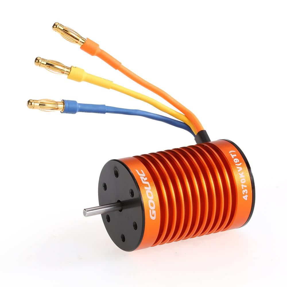 GoolRC Upgrade Waterproof F540 4370KV Brushless Motor with 45A ESC Combo Set for 1/10 RC Car Truck