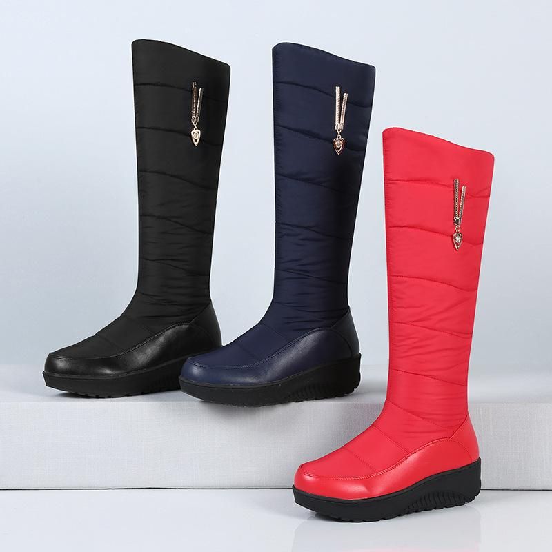 Women Plus Velvet Warm Cotton Shoes Down Boots