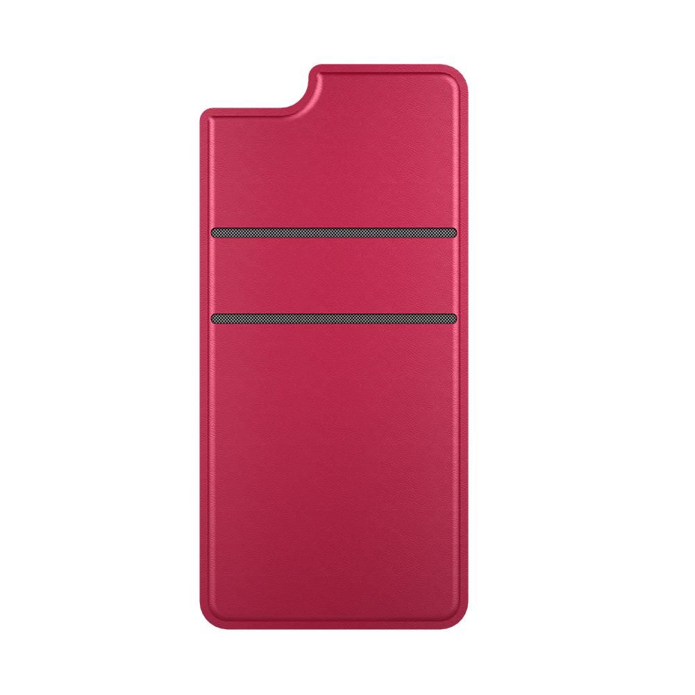 dodocool Ultra-slim Self Adhesive Credit Card Holder 2 Slot Stick-on Wallet for iPhone 7 Plus/7/6s Plus/6s/6 Plus/6 Smartphones Rose Red