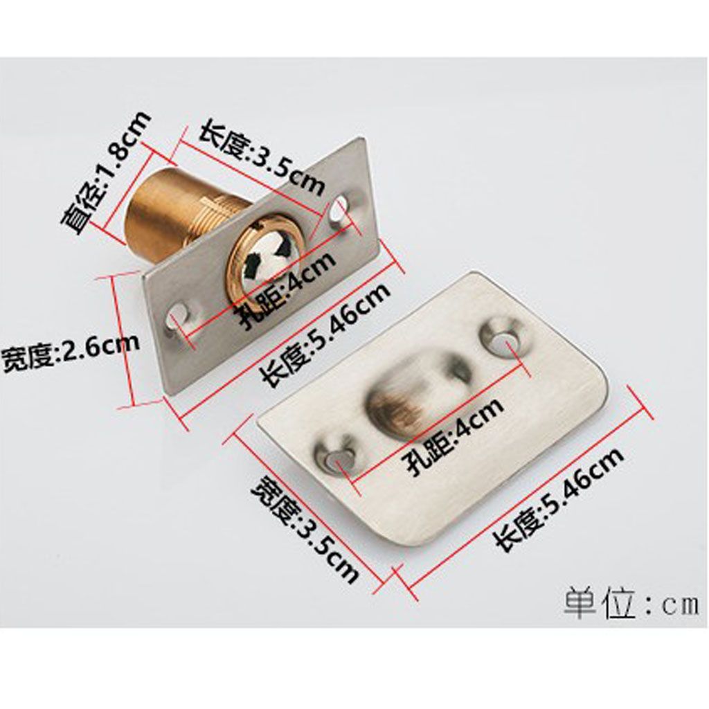 Stainless Steel CATCH Ball Catch Mortice Door Cupboard Spring Roller Latch (Home, Office, Hospital, Hotel, Factory)