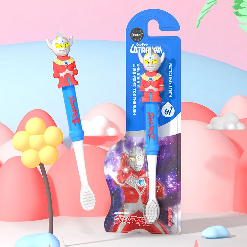 4 Pieces Kids Cartoon Toothbrushes