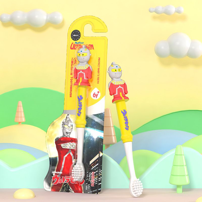 4 Pieces Kids Cartoon Toothbrushes