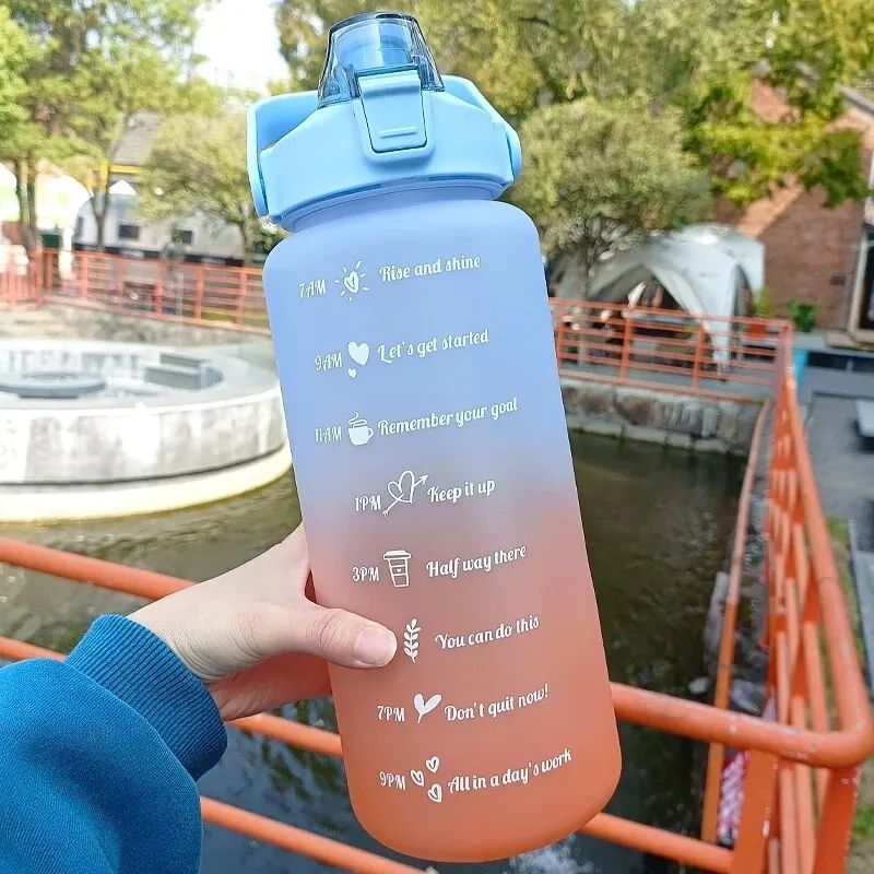 2 Litres Motivational Water Bottle