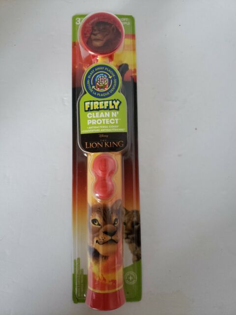 Clean N' Protect Lion King Power Toothbrush With Antibacterial Cover
